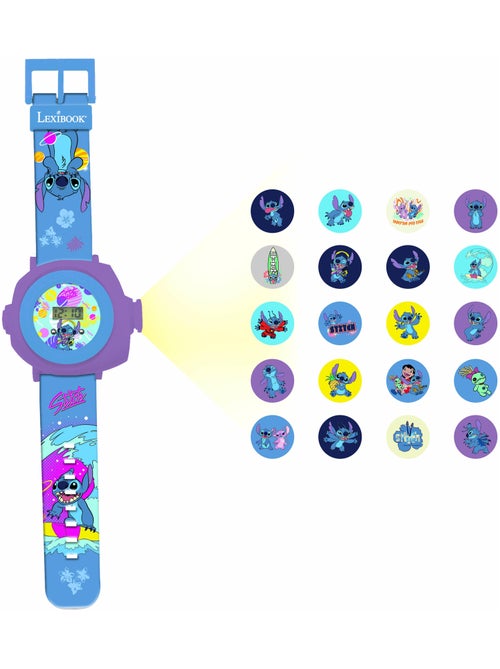 Orologio da proiezione digitale Stitch con 20 immagini da proiettare - Kiabi