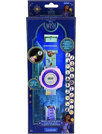 Orologio da proiezione digitale Wish con 20 immagini da proiettare