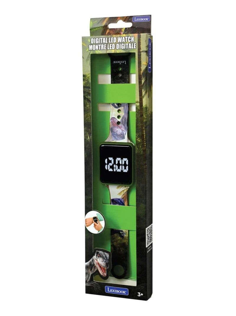 Orologio digitale a LED Dinosauri Verde - Kiabi