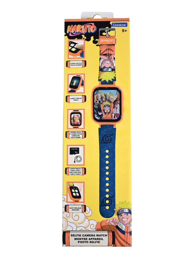 Orologio digitale con fotocamera Naruto e scheda di memoria da 8 GB Arancione - Kiabi