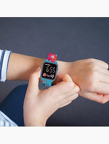 Orologio digitale LED Disney Stitch per bambini