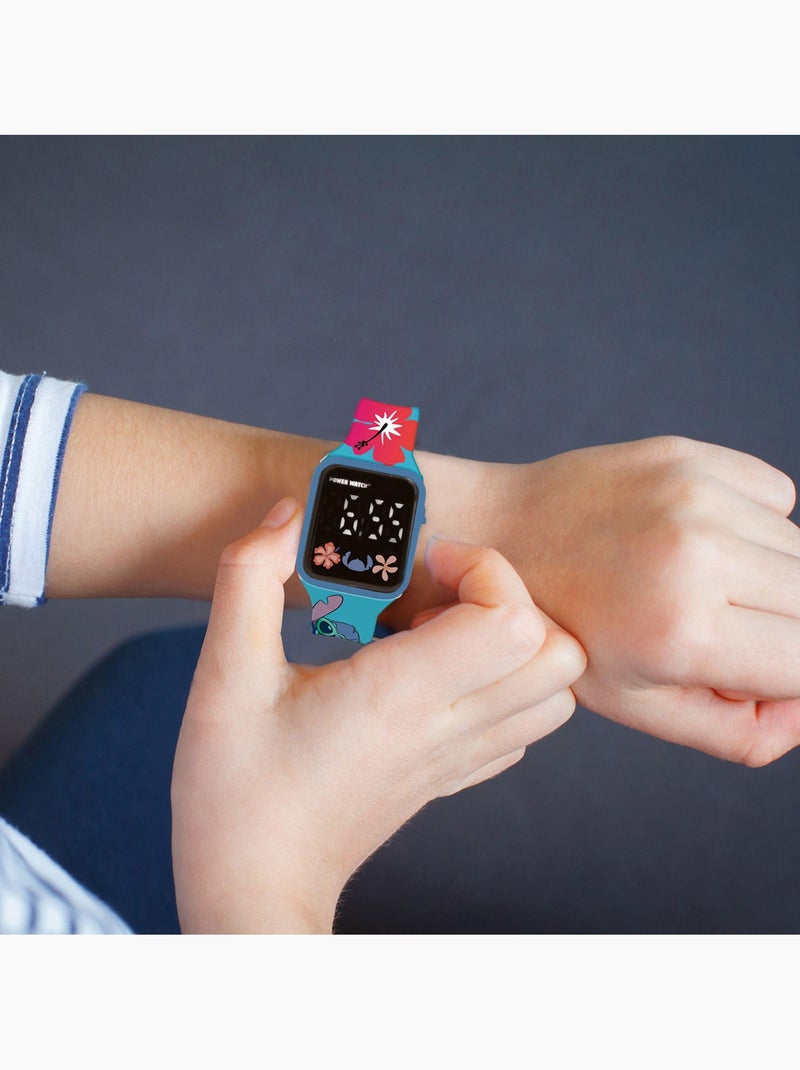 Orologio digitale LED Disney Stitch per bambini Blu - Kiabi