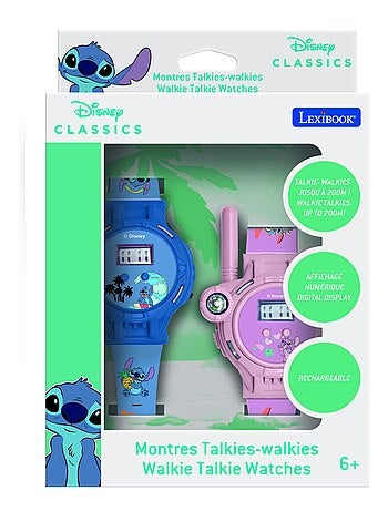 Orologio digitale Stitch con funzione Walkie Talkies, distanza fino a 200m
