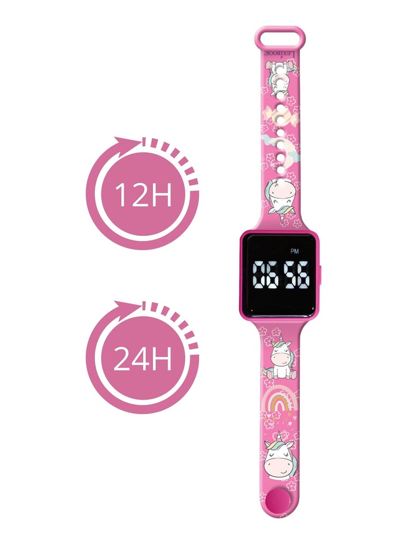 Orologio digitale Unicorno LED Rosa - Kiabi