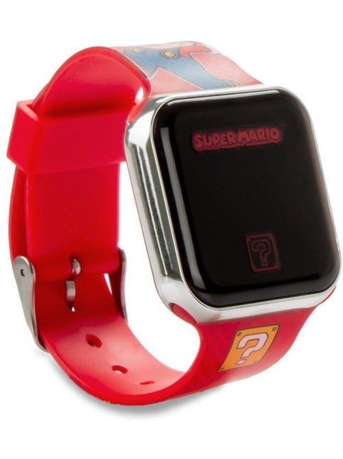 Orologio led cinturino rosso regolabile super mario nintendo - Kiabi Orologio led cinturino rosso regolabile super mario nintendo - Kiabi