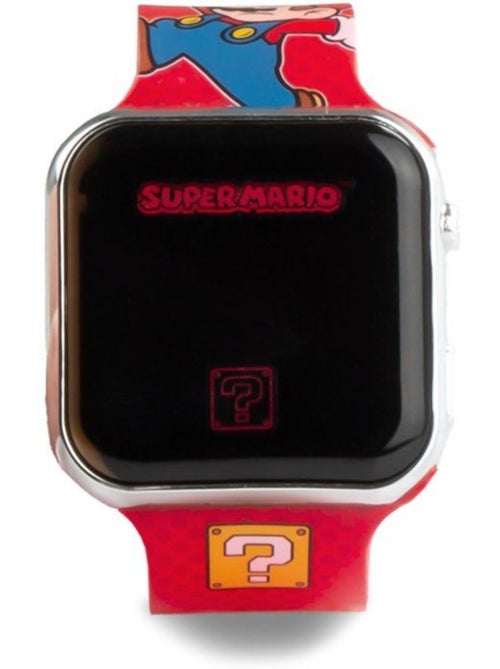 Orologio led cinturino rosso regolabile super mario nintendo - Kiabi Orologio led cinturino rosso regolabile super mario nintendo - Kiabi
