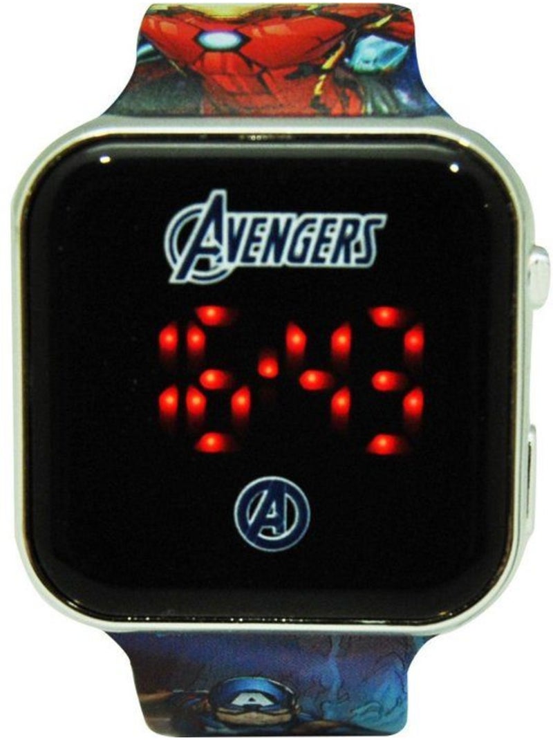 Orologio led digitale cinturino regolabile avengers marvel Nero - Kiabi