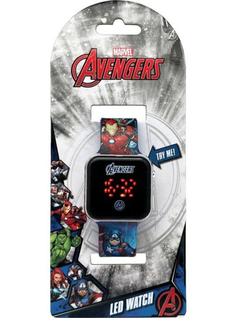 Orologio led digitale cinturino regolabile avengers marvel Nero - Kiabi
