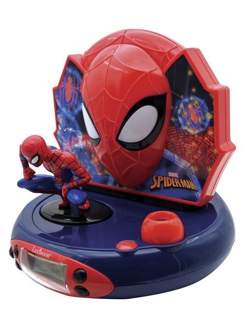 Orologio proiettore 3D SpiderMan con suoni da supereroe - Kiabi