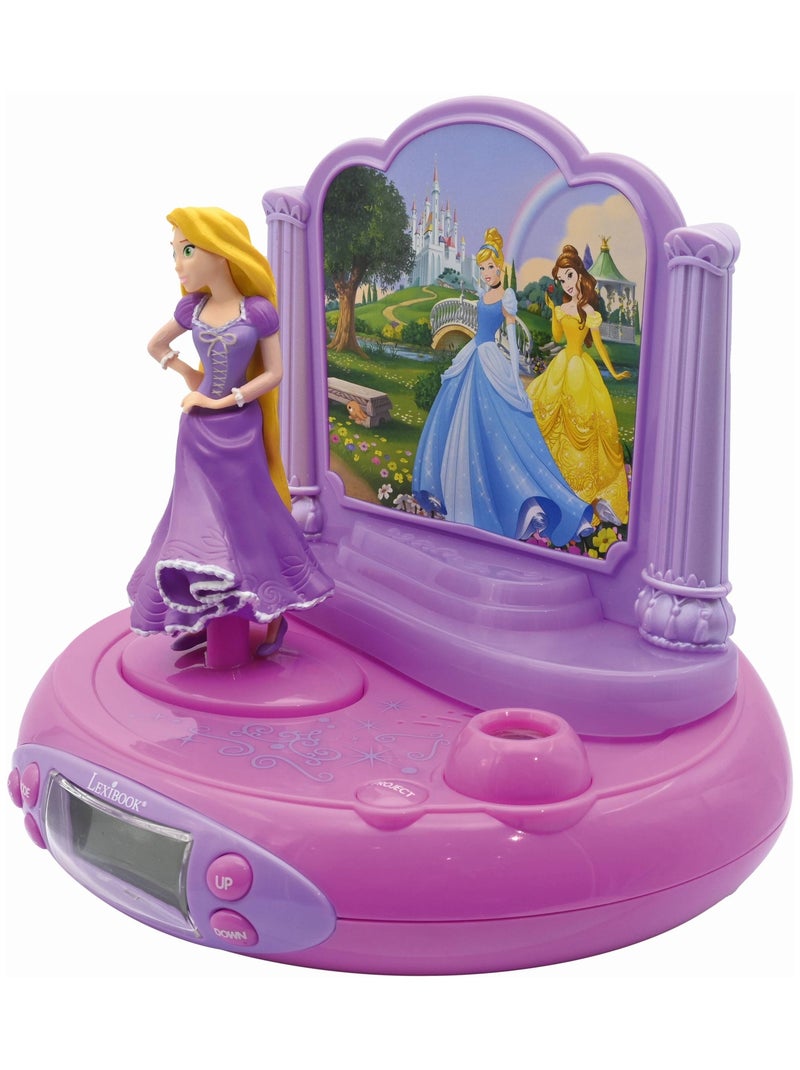 Orologio proiettore Disney principessa Rapunzel con suoni magici Rosa - Kiabi