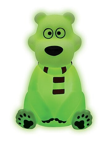 Orso polare design 3D luce notturna tascabile cambia colore Circa 13 cm