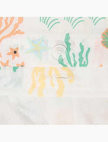 Orta coton 140x200 cm set letto per bambini con animali marini