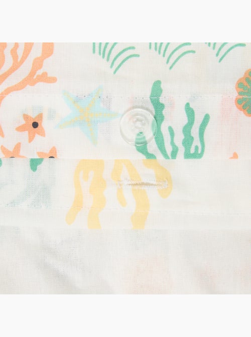 Orta coton 140x200 cm set letto per bambini con animali marini - Kiabi Orta coton 140x200 cm set letto per bambini con animali marini - Kiabi