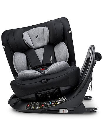 OSANN - Seggiolino auto neonati/bambini Taos360 - 40-150 cm - Da 0 a 12 anni - Gruppo 1/2/3 - Grigio