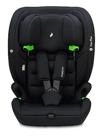 OSANN - Seggiolino auto per neonati/bambini Flux Plus I-Size 76-150 cm - da 15 mesi - Nero/Grigio
