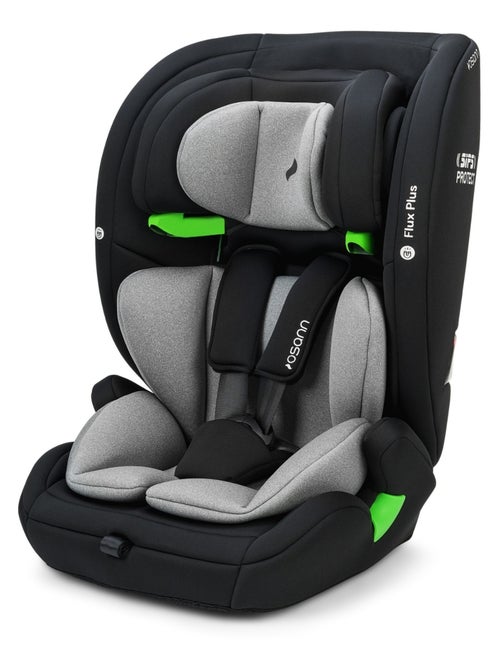 OSANN - Seggiolino auto per neonati/bambini Flux Plus I-Size 76-150 cm - da 15 mesi - Nero/Grigio - Kiabi OSANN - Seggiolino auto per neonati/bambini Flux Plus I-Size 76-150 cm - da 15 mesi - Nero/Grigio - Kiabi