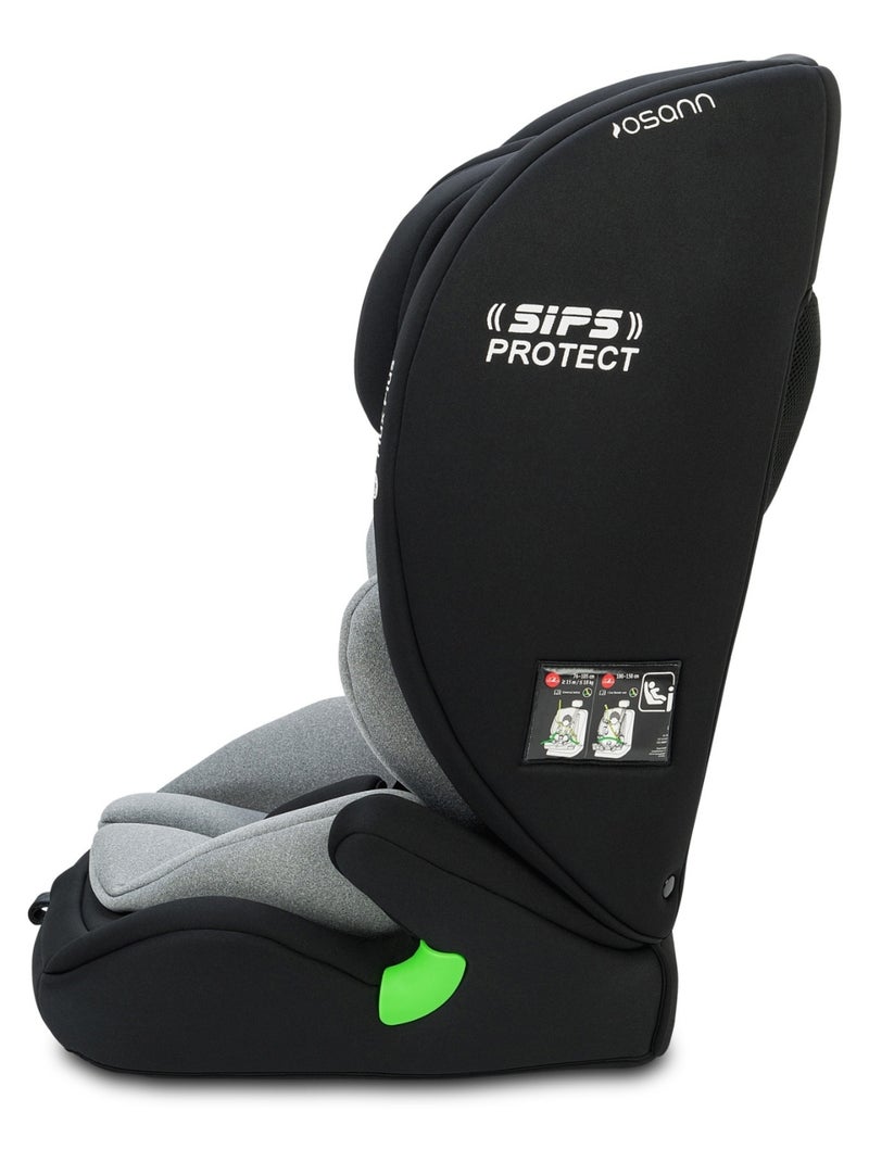 OSANN - Seggiolino auto per neonati/bambini Flux Plus I-Size 76-150 cm - da 15 mesi - Nero/Grigio Grigio nero - Kiabi