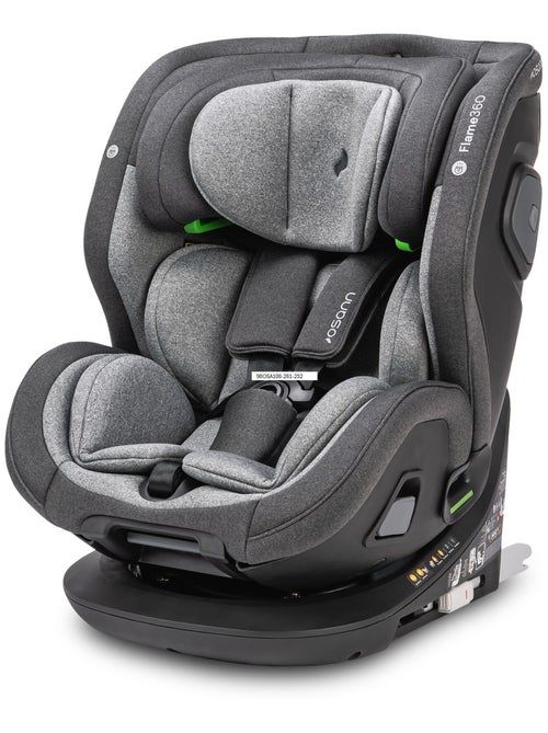 OSANN - Seggiolino Auto Rotante Neonato/Bambino Flame 360 Isofix I-Size - 40-150 cm - grigio - Kiabi OSANN - Seggiolino Auto Rotante Neonato/Bambino Flame 360 Isofix I-Size - 40-150 cm - grigio - Kiabi