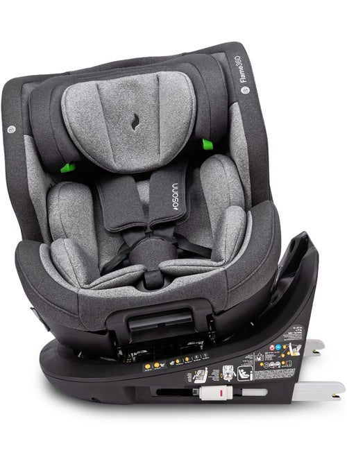 OSANN - Seggiolino Auto Rotante Neonato/Bambino Flame 360 Isofix I-Size - 40-150 cm - grigio - Kiabi OSANN - Seggiolino Auto Rotante Neonato/Bambino Flame 360 Isofix I-Size - 40-150 cm - grigio - Kiabi