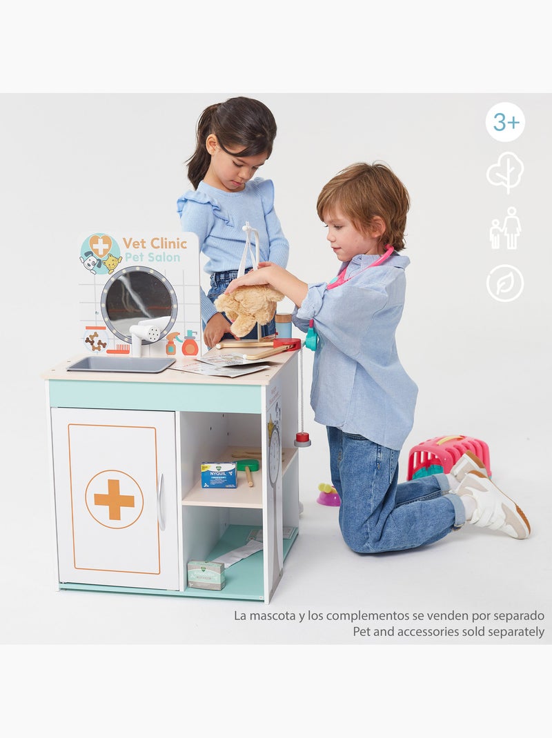 Ospedale giocattolo in legno 3 in 1 teamson woomax N/D - Kiabi
