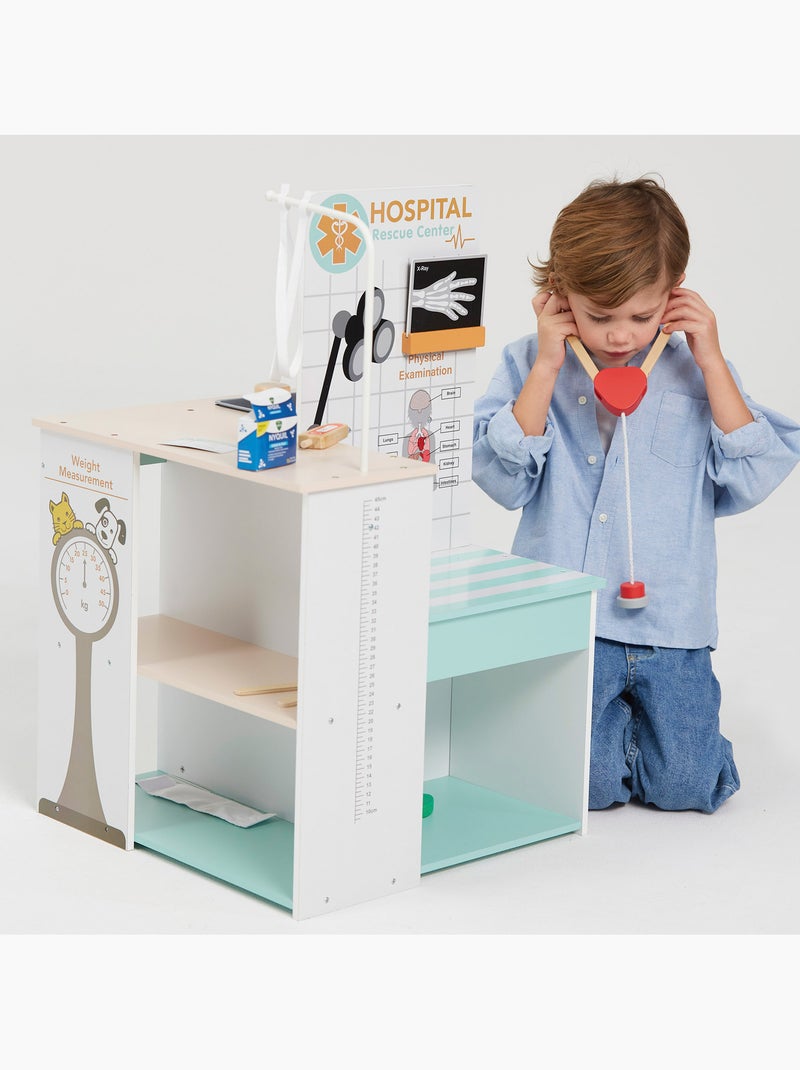 Ospedale giocattolo in legno 3 in 1 teamson woomax N/D - Kiabi