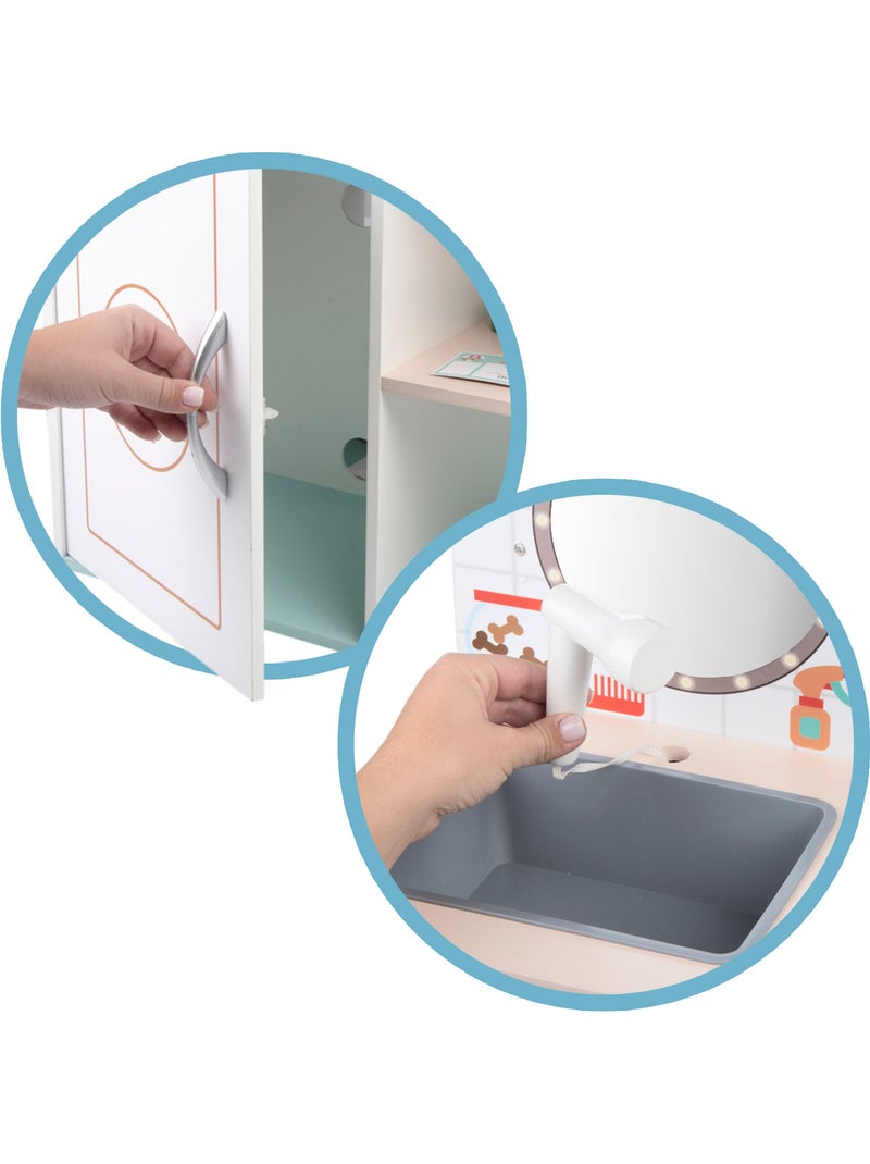 Ospedale giocattolo in legno 3 in 1 teamson woomax N/D - Kiabi