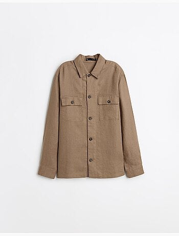 Overshirt 100% lino, MO Fashion