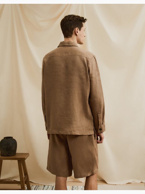 Overshirt 100% lino, MO Fashion - Kiabi
