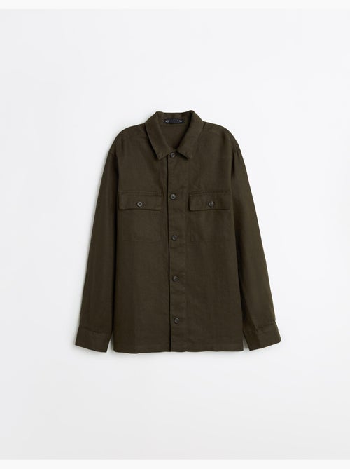 Overshirt 100% lino, MO Fashion - Kiabi