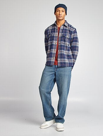 Overshirt in flanella