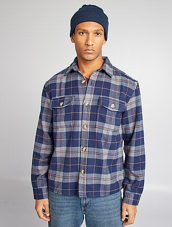 Overshirt in flanella