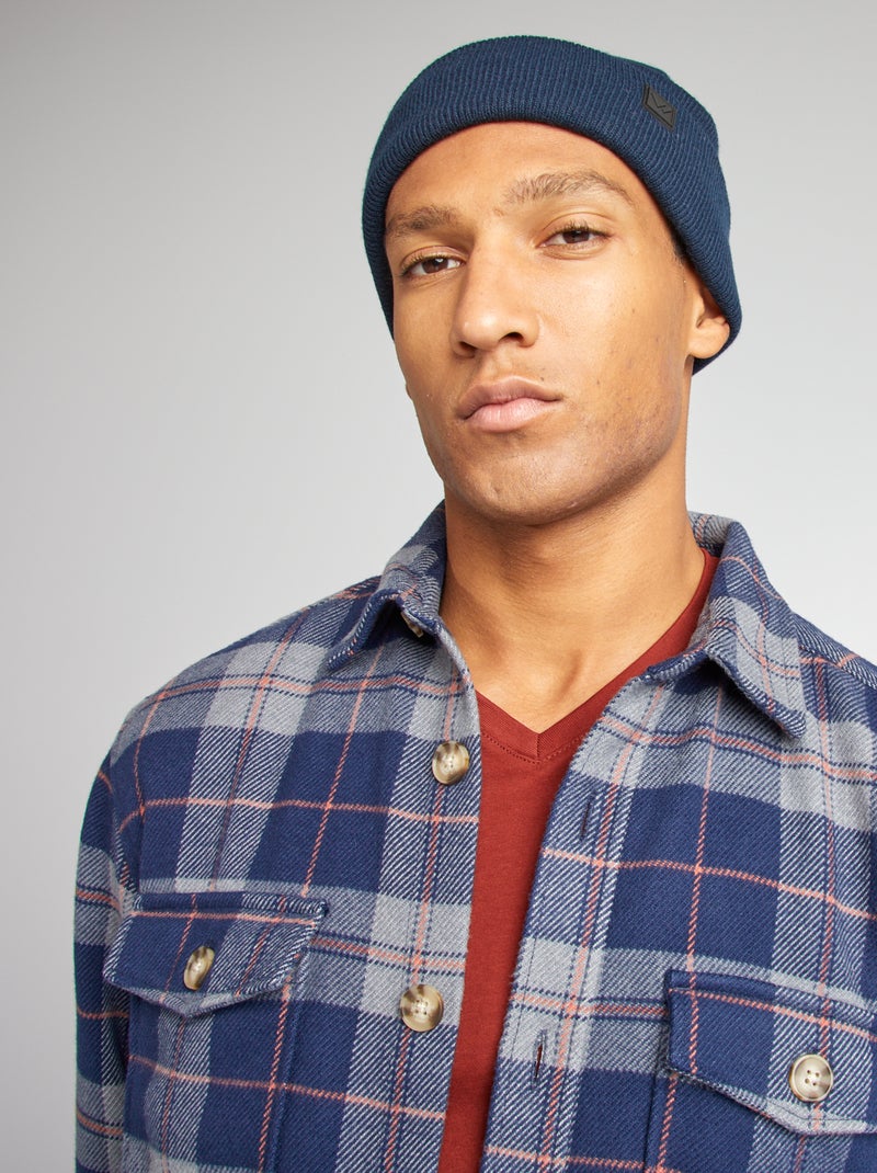 Overshirt in flanella BLU - Kiabi