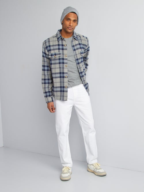 Overshirt in flanella - Kiabi