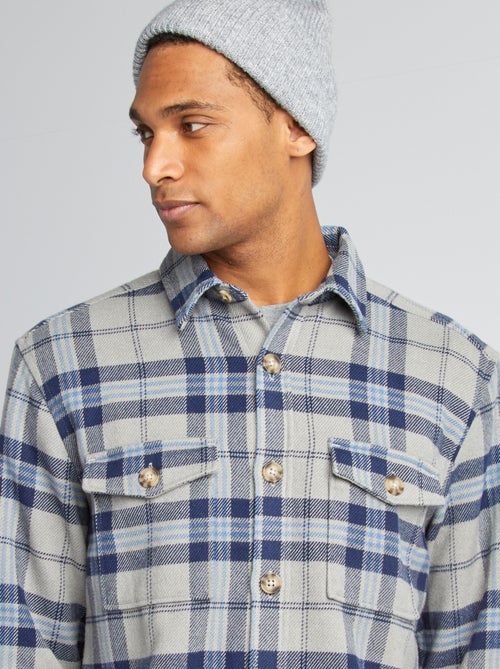 Overshirt in flanella - Kiabi