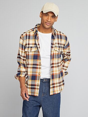 Overshirt in flanella