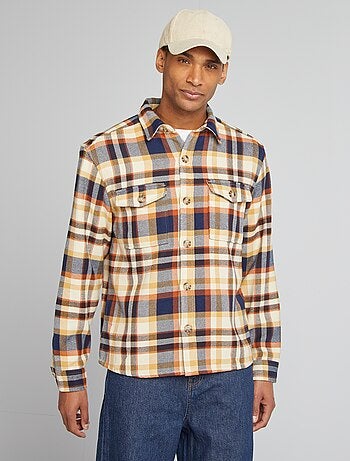 Overshirt in flanella
