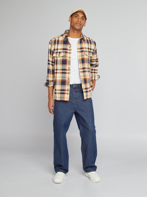 Overshirt in flanella - Kiabi