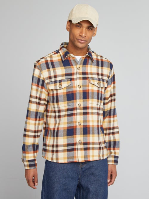 Overshirt in flanella - Kiabi