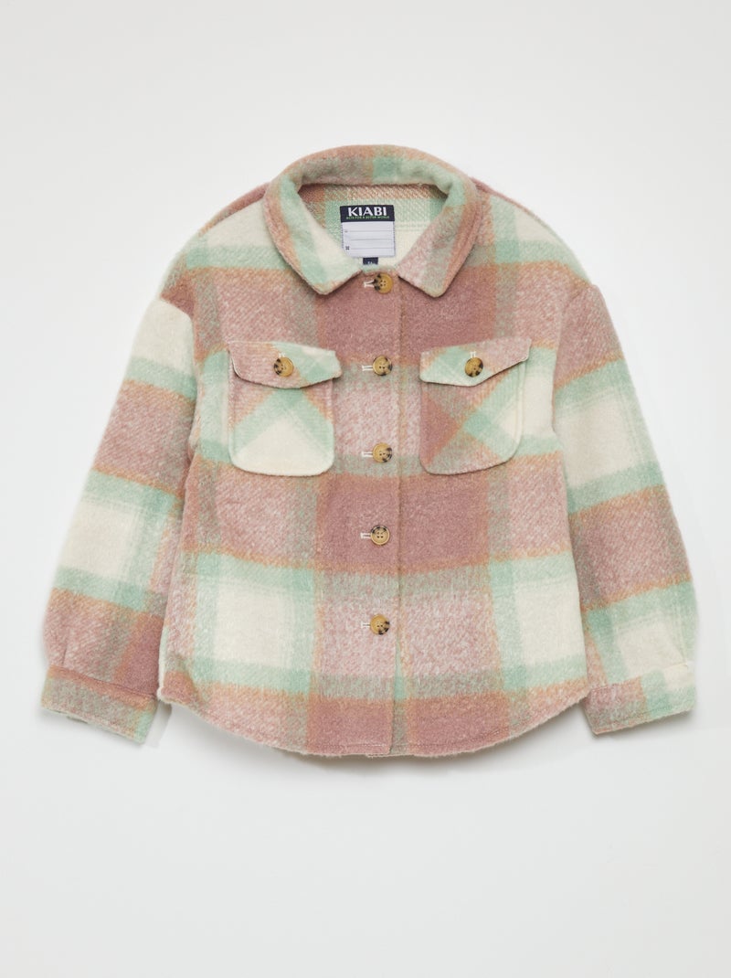 Overshirt in flanella ROSA - Kiabi
