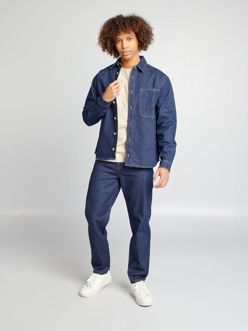 Overshirt in jeans BLU - Kiabi