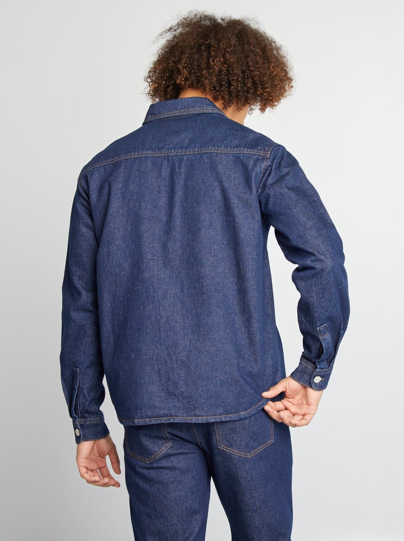 Overshirt in jeans BLU - Kiabi