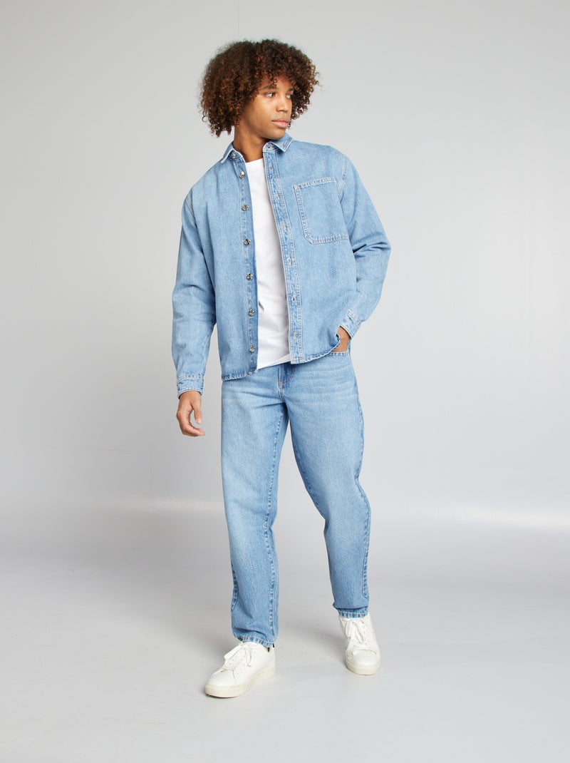 Overshirt in jeans BLU - Kiabi