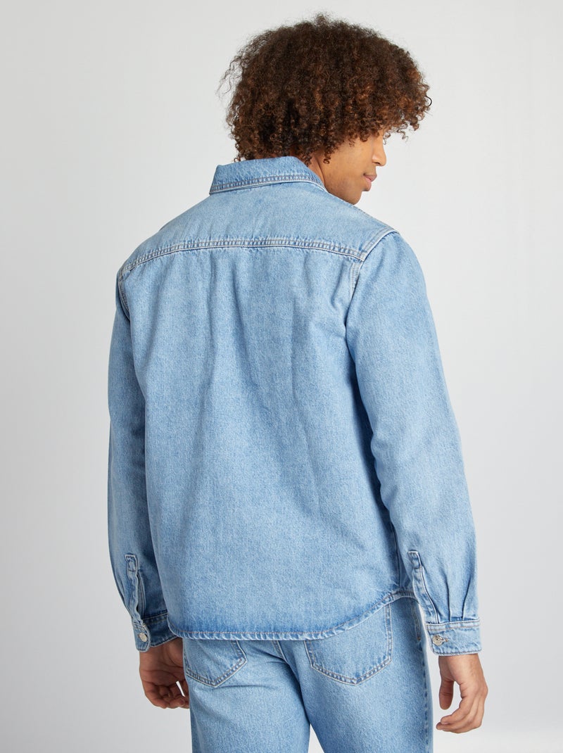 Overshirt in jeans BLU - Kiabi