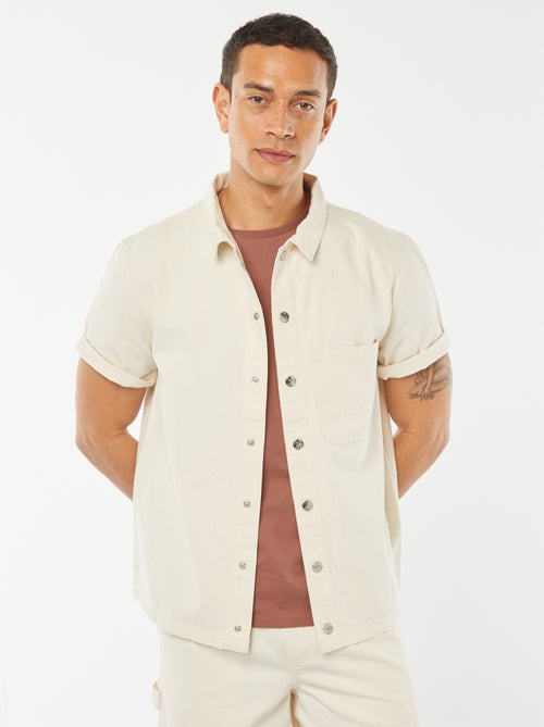 Overshirt in jeans con tasca - Kiabi