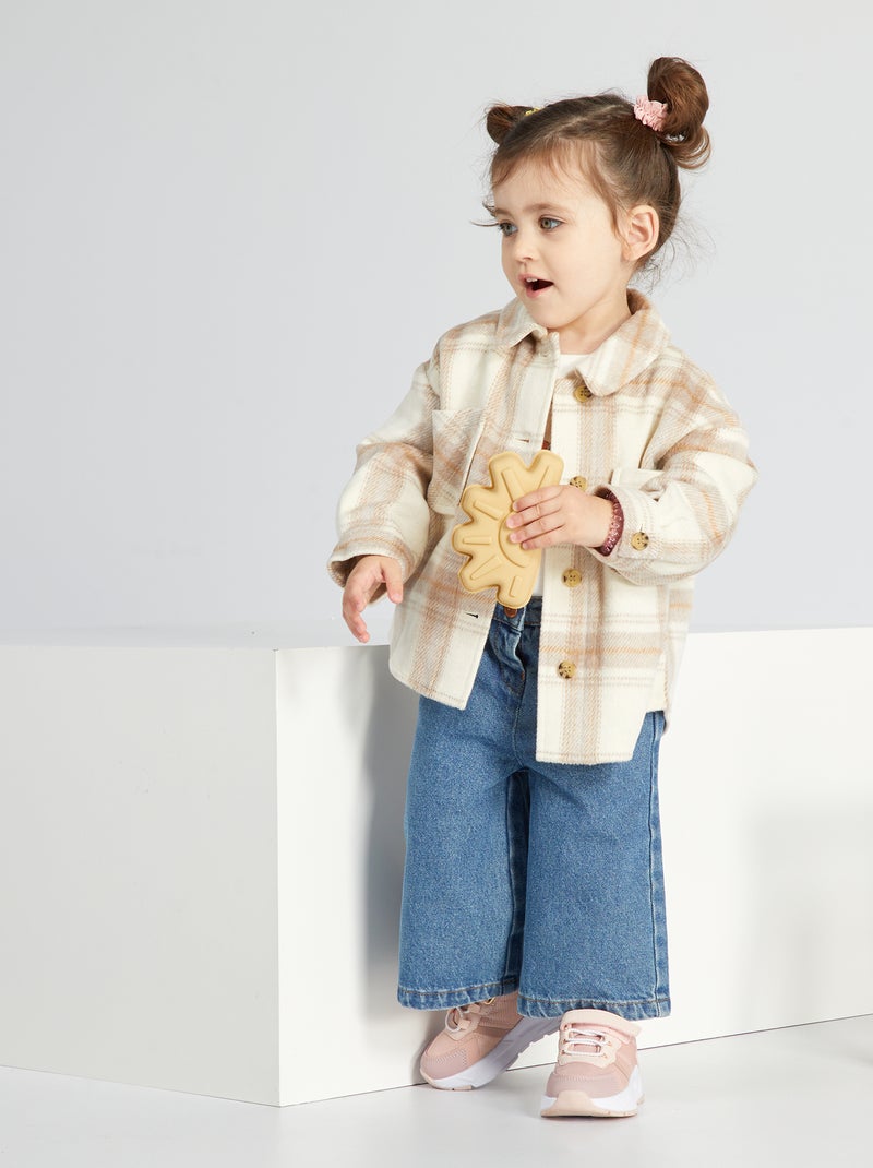 Overshirt in lanetta BEIGE - Kiabi