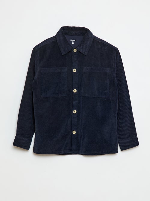 Overshirt in velluto a coste - Kiabi