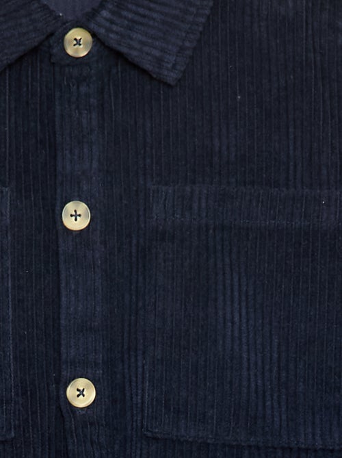 Overshirt in velluto a coste - Kiabi