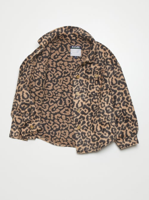 Overshirt motivo 'leopardato' - Kiabi