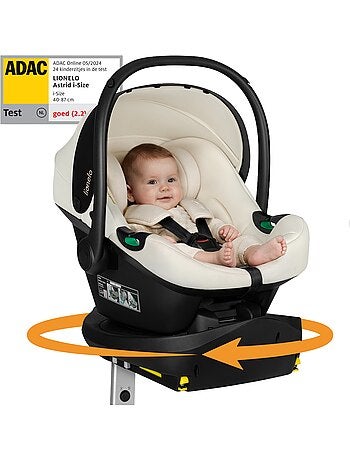 Ovetto auto con base isofix 180° - astrid i-size - premiato dall’adac - seggiolino auto 40-87cm
