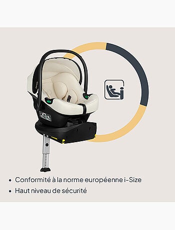 Ovetto auto con base isofix 180° - astrid i-size - premiato dall’adac - seggiolino auto 40-87cm